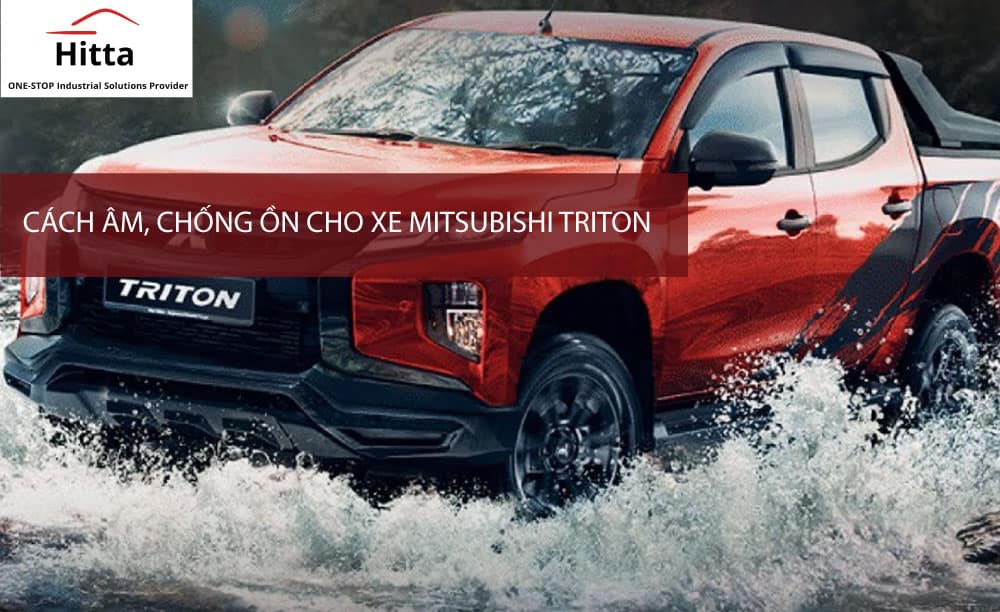 Cách âm chống ồn cho xe Mitsubishi Triton